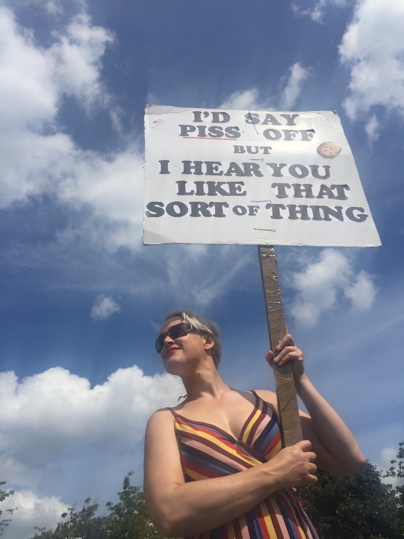 Illustration for article titled Scottish anti-Trump photo dump (long and comprehensive!)